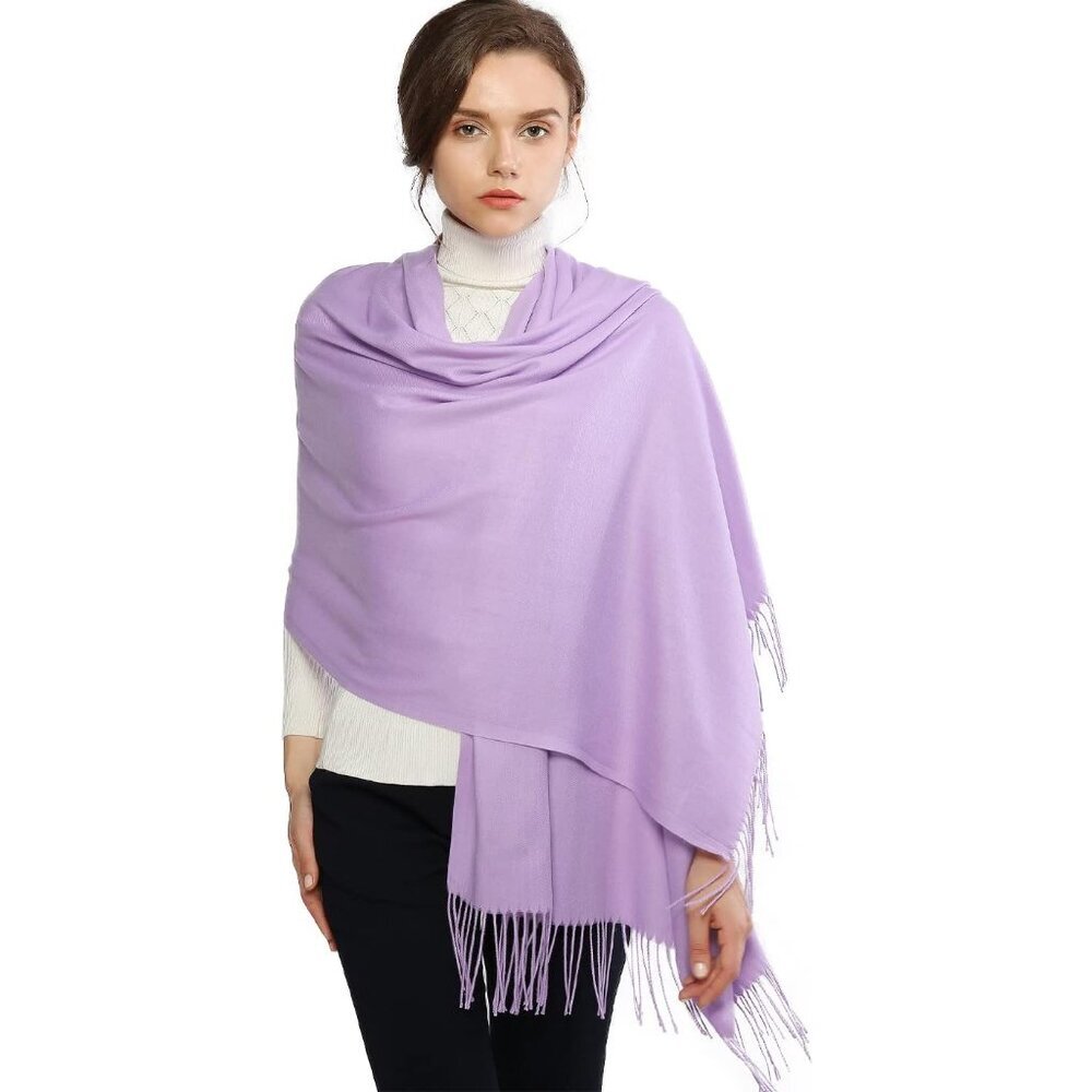 Women's Pashmina Scarf Wrap Shawl Winter Warm Large For Evening Wedding